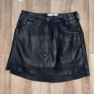One Teaspoon 2020 Leather Mini Skirt